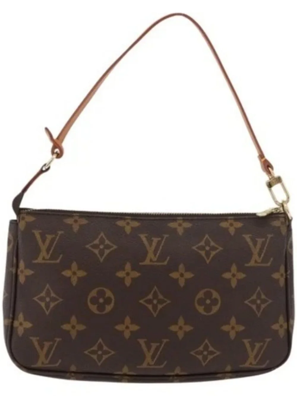 LOUIS VUITTON Monogram Pochette Accessoires Pouch M51980 LV Auth am11402V